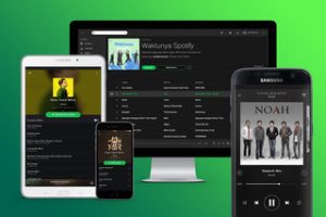 Spotify Web Player auf Computer und Handy