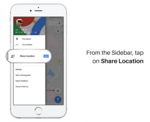 Standort und voraussichtliche Ankunftszeit von Google Maps auf dem iPhone teilen